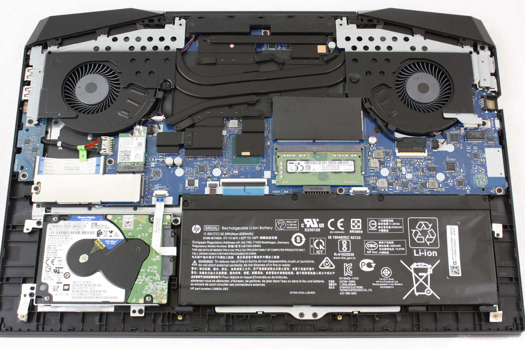 How to replace and fix HP 17-CD 17-CD0010TX LS-H474P Power Button Board Cable (HP Pavilion Gaming 17-cd0085cl)